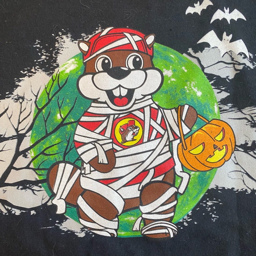 NWT Buc-ees Boo Crew Glow In The Dark T-Shirt & Joggers Size XS - Picture 8 of 10